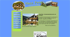 Desktop Screenshot of haus-petra.info